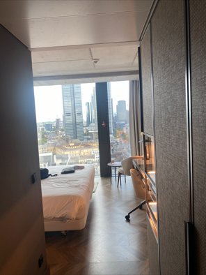 Arrival at Frankfurt am Main; Messe Frankfurt; the hall; the DC Byte keynote on Germany's next phase of data centre growth.