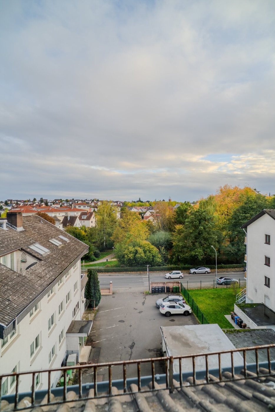 From the balcony. A town, not an industrial estate. Our people live in the same streets as the people whose data centres they are building.